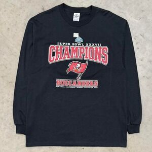 Vintage NFL Tampa Bay Buccaneers 2003 Super Bowl Champions Long Sleeve Shirt